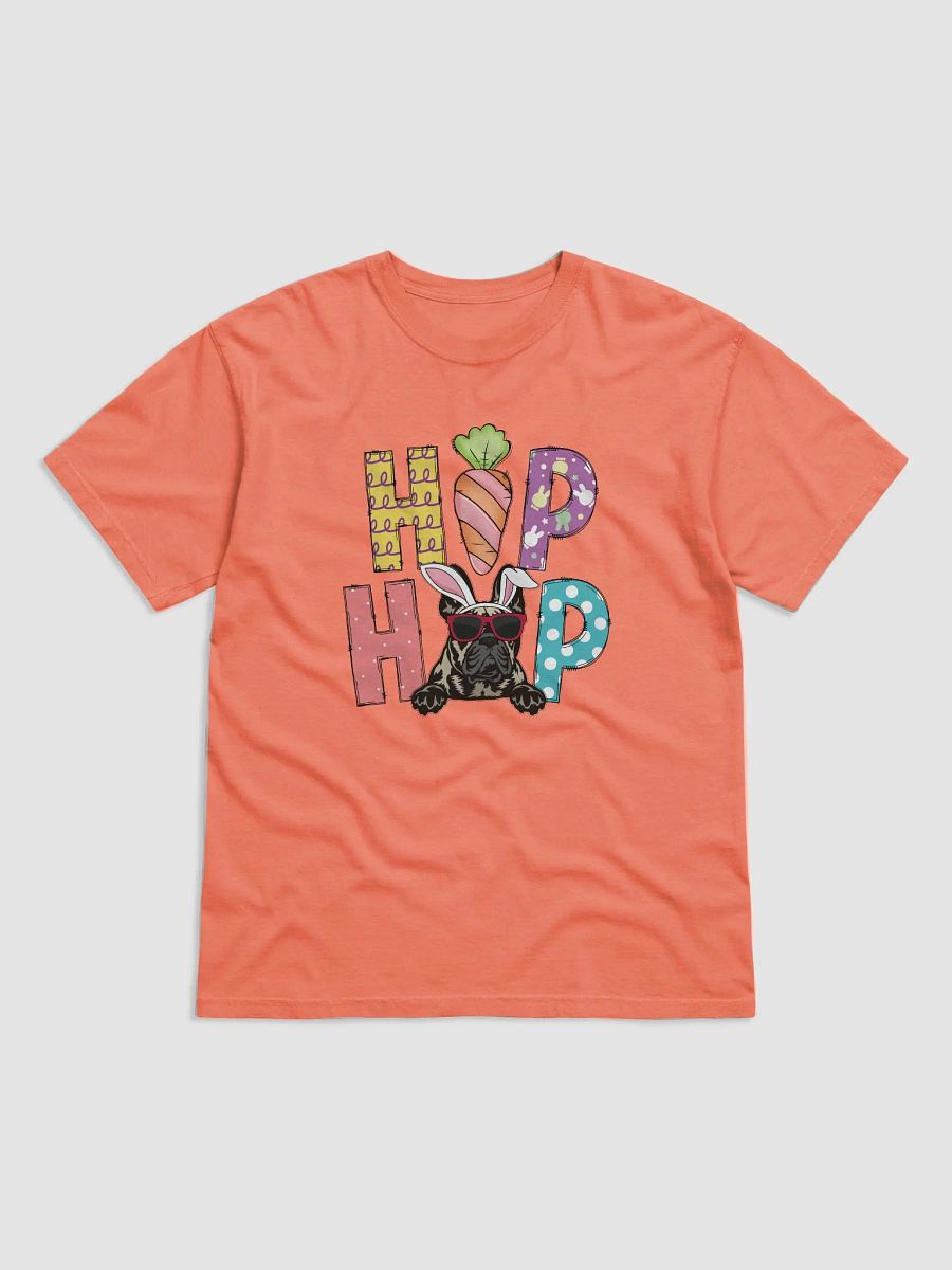 Hip Hop Easter French Bulldog T-Shirt | Cute Easter Day Frenchie Wearing Bunny Ears and Sunglasses T-Shirt product image (24)