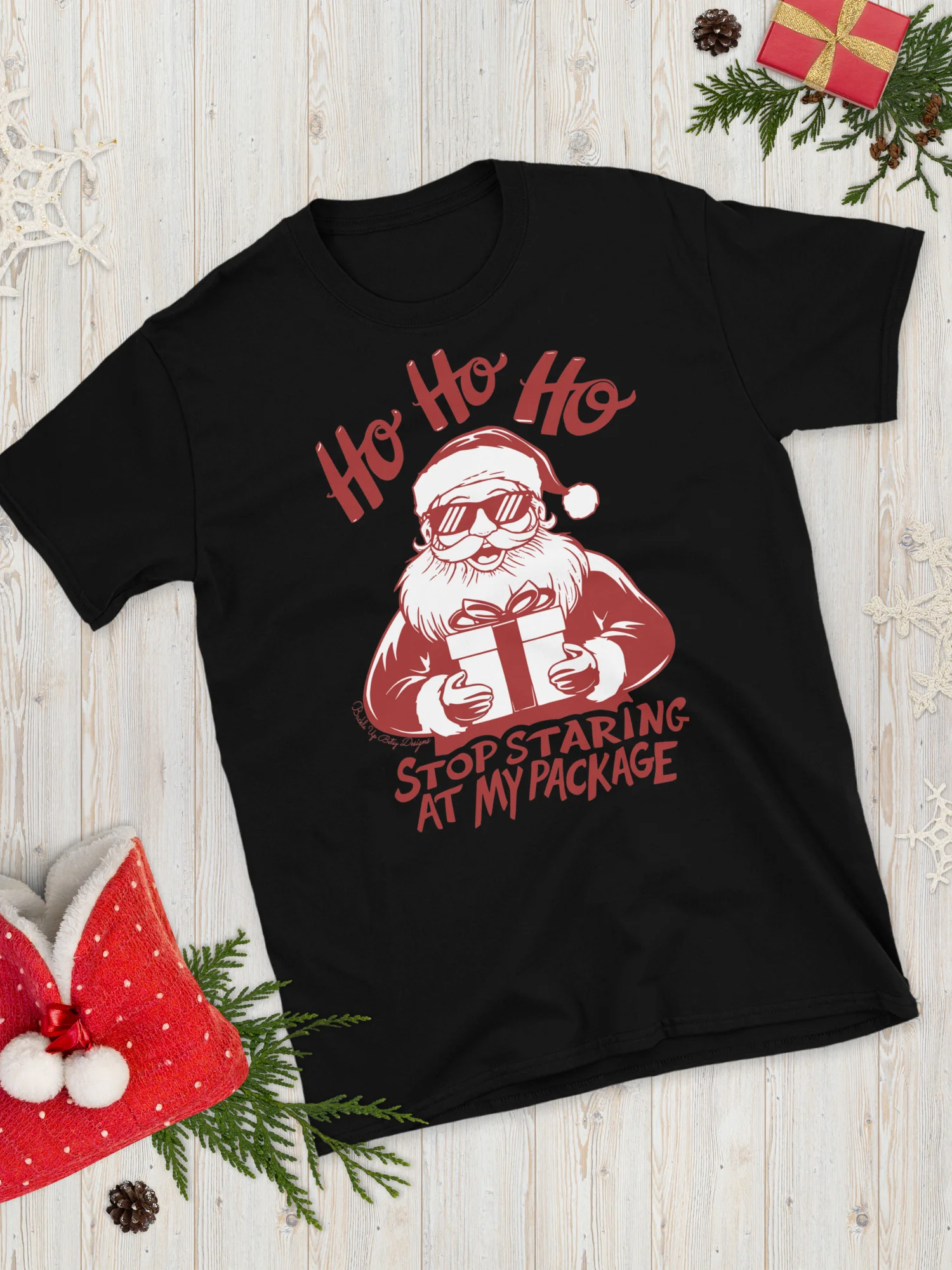 Holiday - Santa - Ho Ho Ho Stop Staring At My Package product image (6)