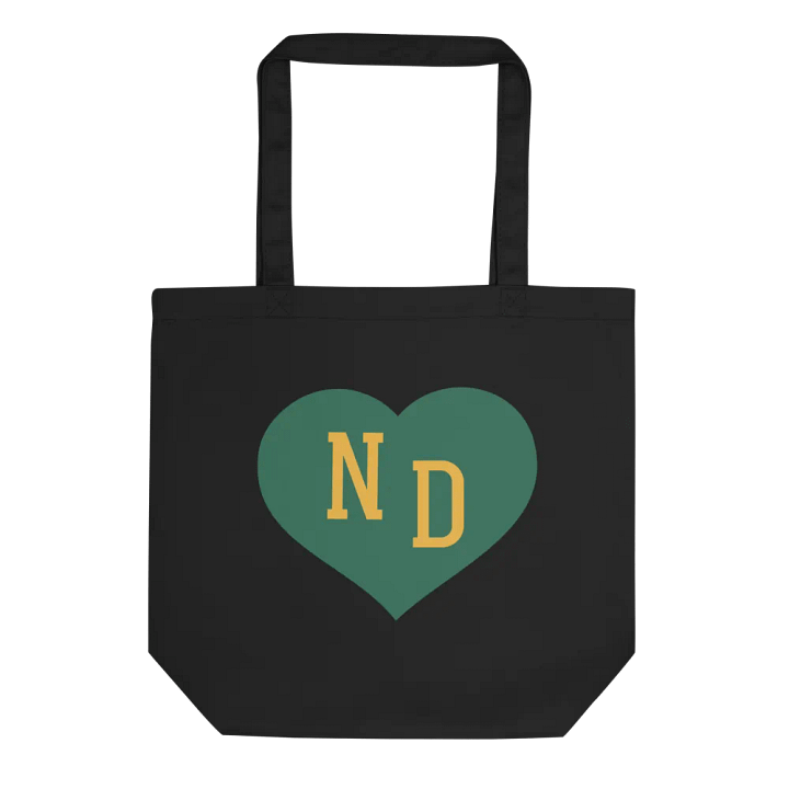 ND Heart Green Tote product image (1)