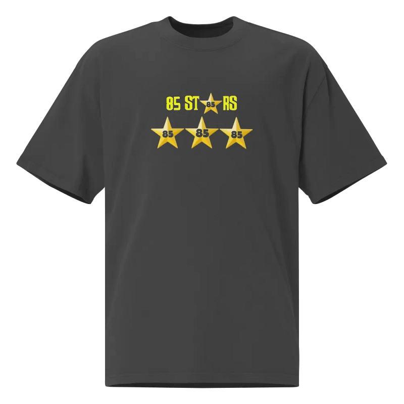85 STARS Oversized Faded T-Shirt