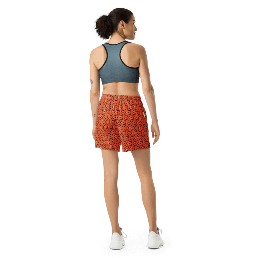 Onyx & Ember Geometric All Over Print Unisex Athletic Long Shorts product image (7)