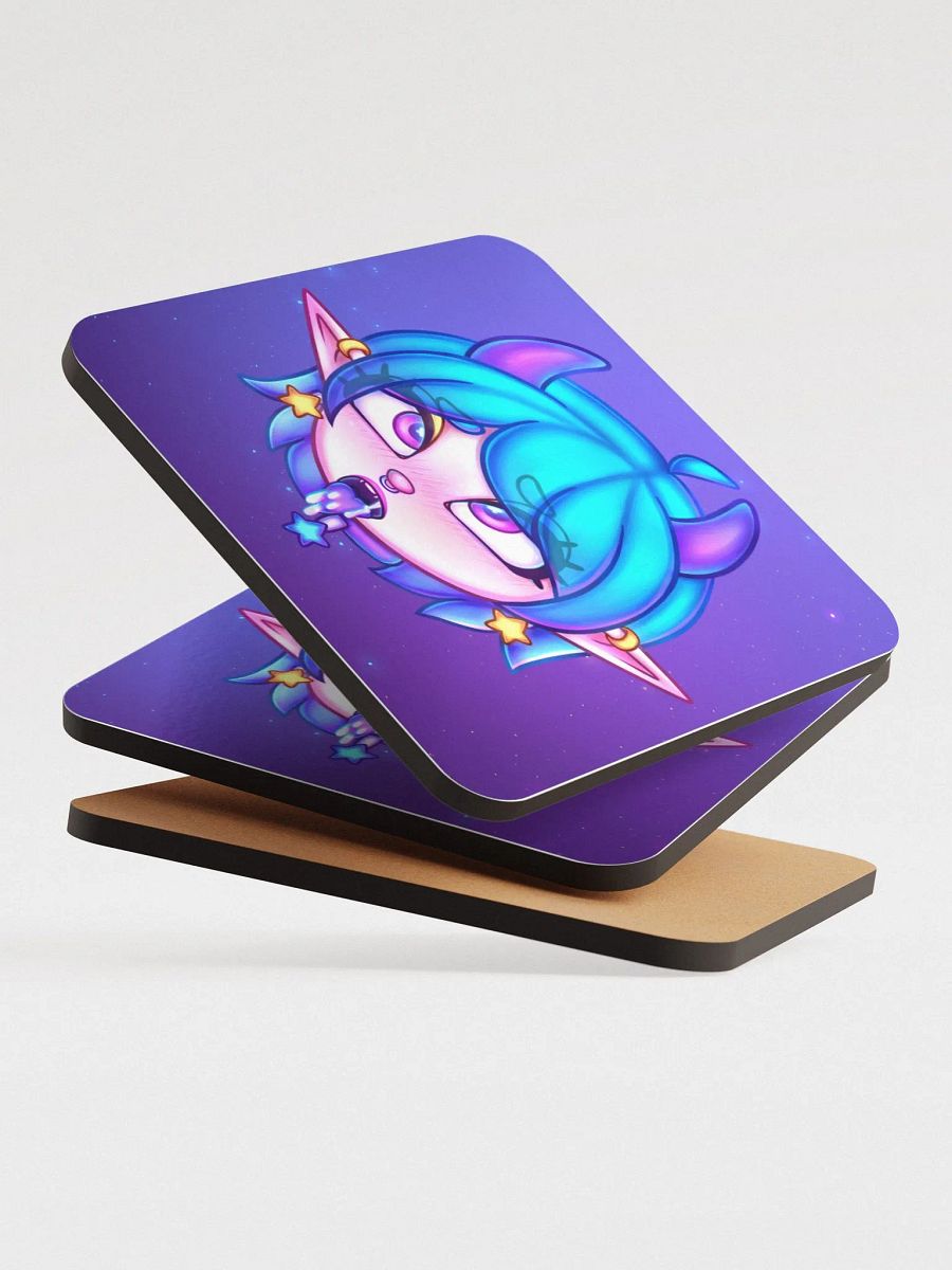 Pinipy Ahegao Glossed Cork Coaster product image (4)
