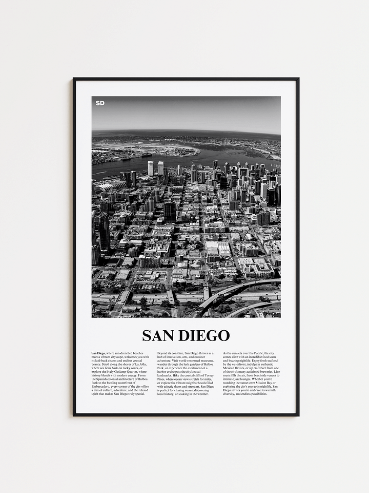 San Diego 01 Newspaper Poster product image (1)