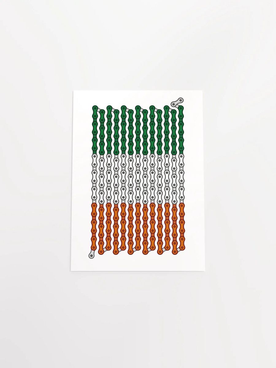 Ireland Bike Chain Flag Poster product image (12)