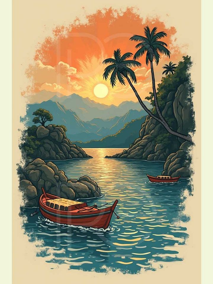 Golden Cove Serenity - 12x18 product image (1)