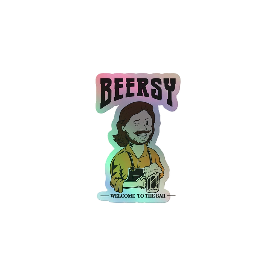 The Bartender's Holographic Sticker product image (1)