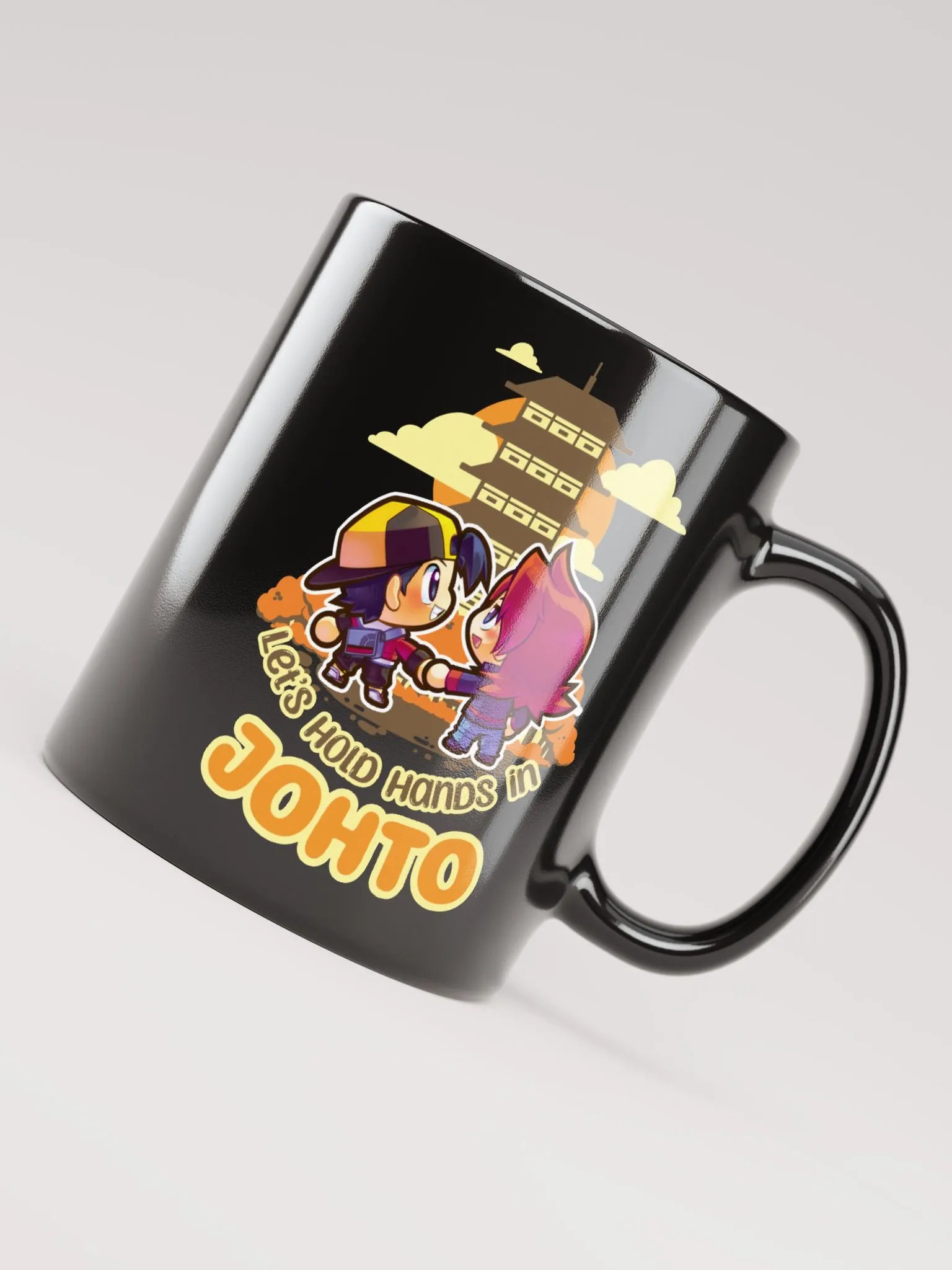 Let's Hold Hands in J - Mug (Black) product image (5)