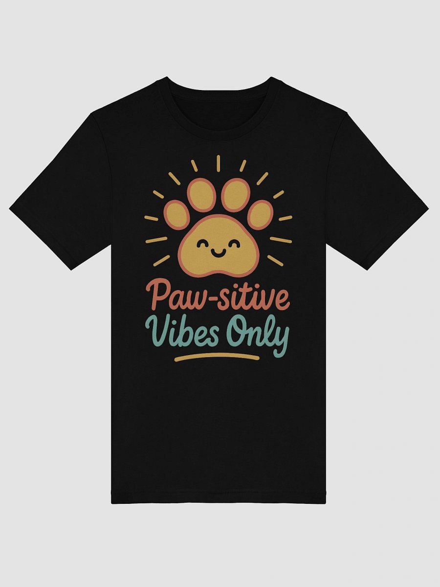 Paw-sitive Vibes Only T-Shirt product image (5)