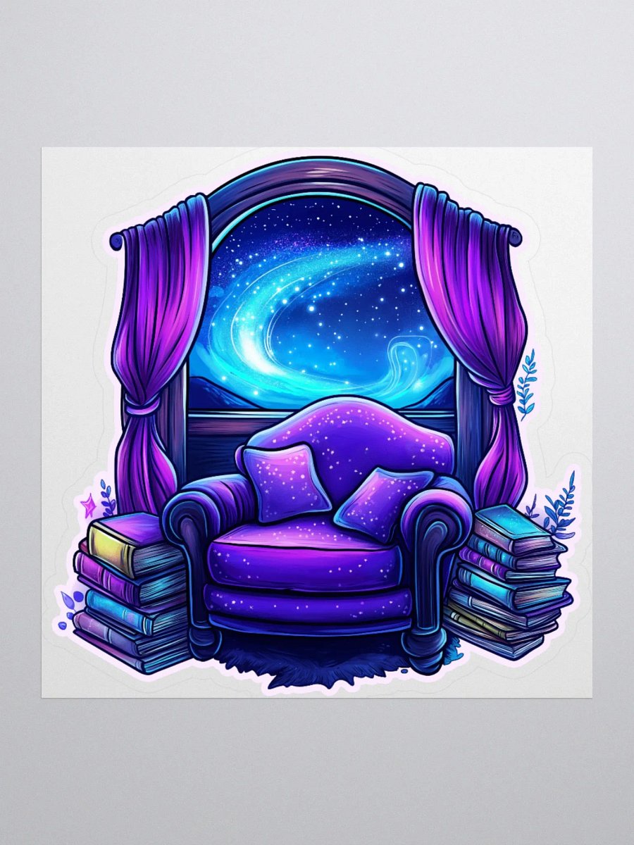 Starlit Reading Nook Sticker product image (3)