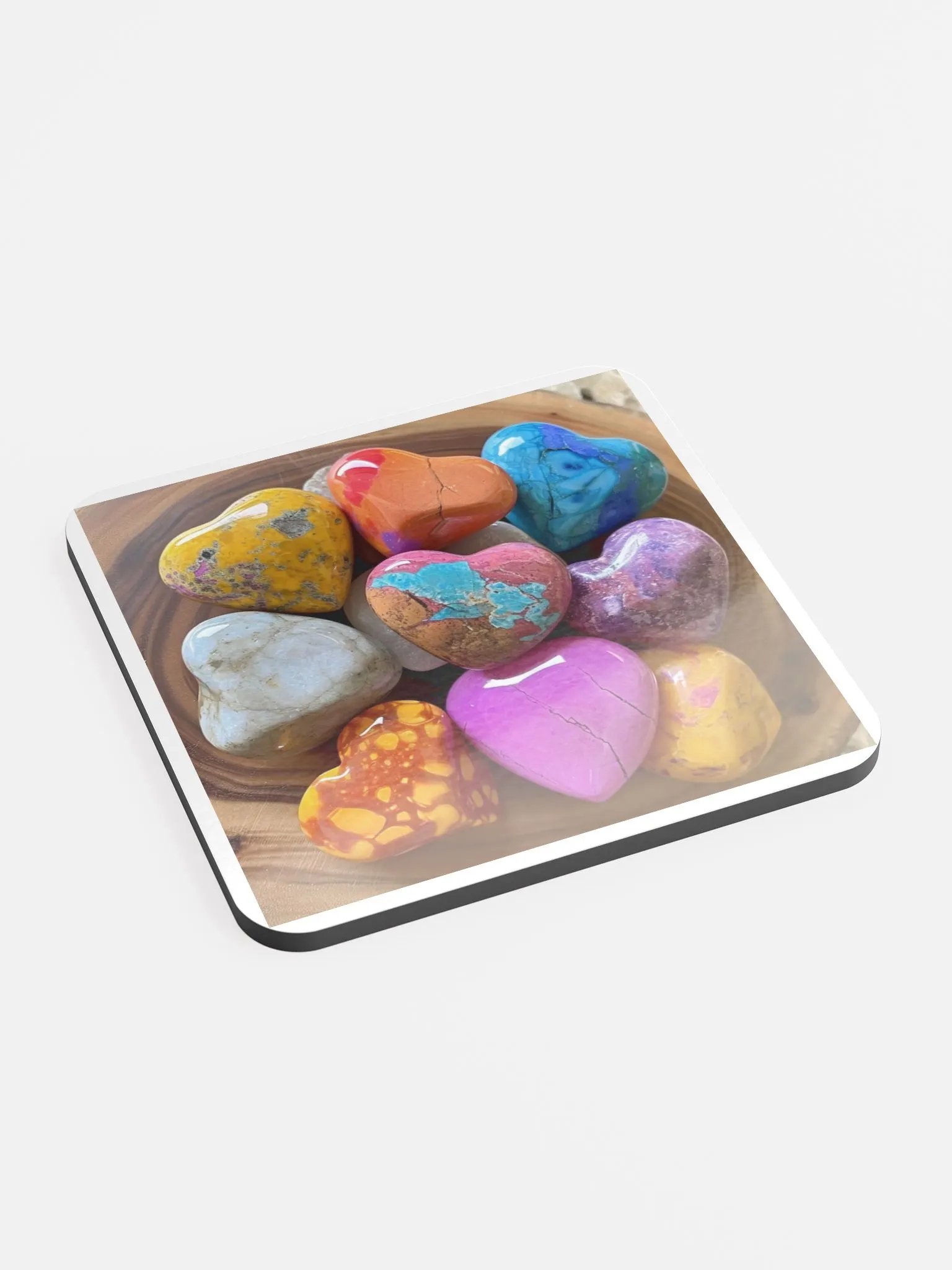 Neon Stone Hearts Coaster - Love with Purpose product image (2)