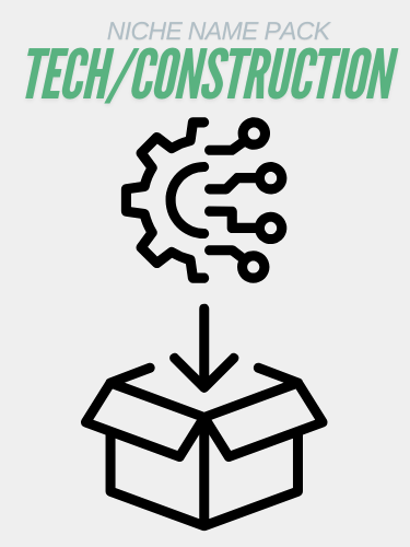Niche Name Pack - Work/Construction/Tech product image (1)