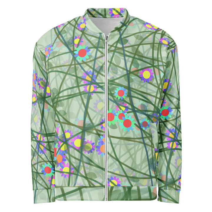 Chaos Blooms All-Over Bomber Jacket product image (1)