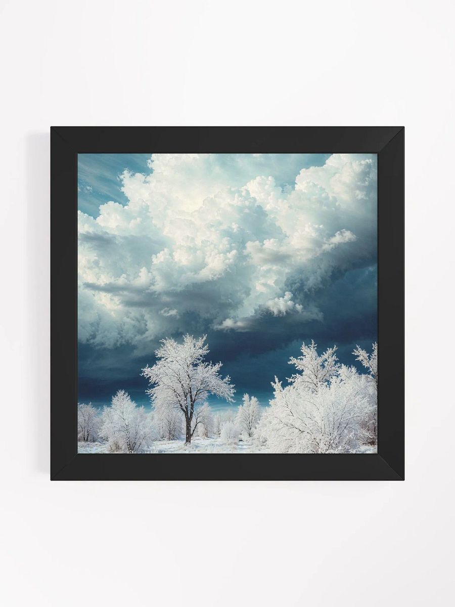 Dramatic Winter Wonderland Framed Print product image (32)