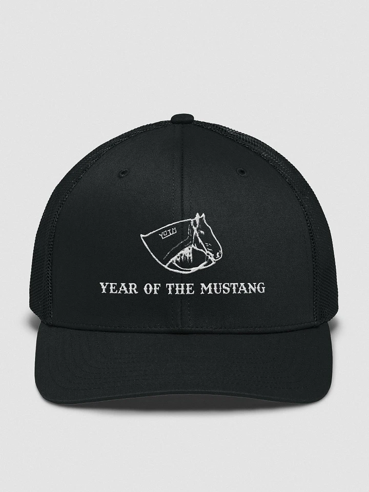 Year of the Mustang Richardson Trucker Hat (White Logo) product image (1)