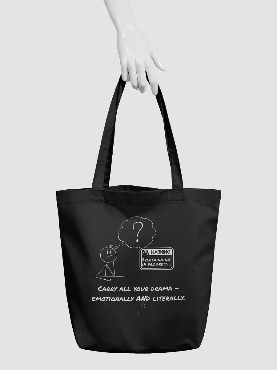 “Carry All Your Drama” Stick Figure Tote Bag product image (3)