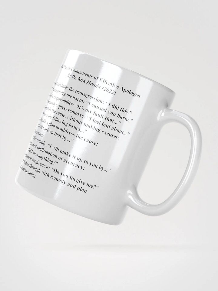 Effective Apologies - White Mug product image (4)