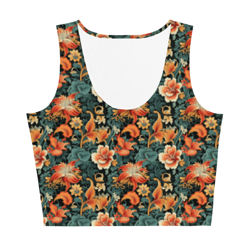 Sunset Flowers | Crop Top T-Shirt product image (5)