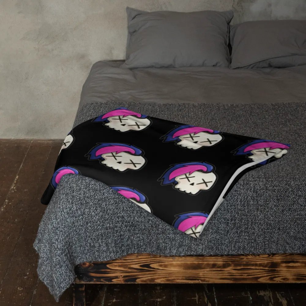 Hybrid Skull Throw Blanket product image (11)