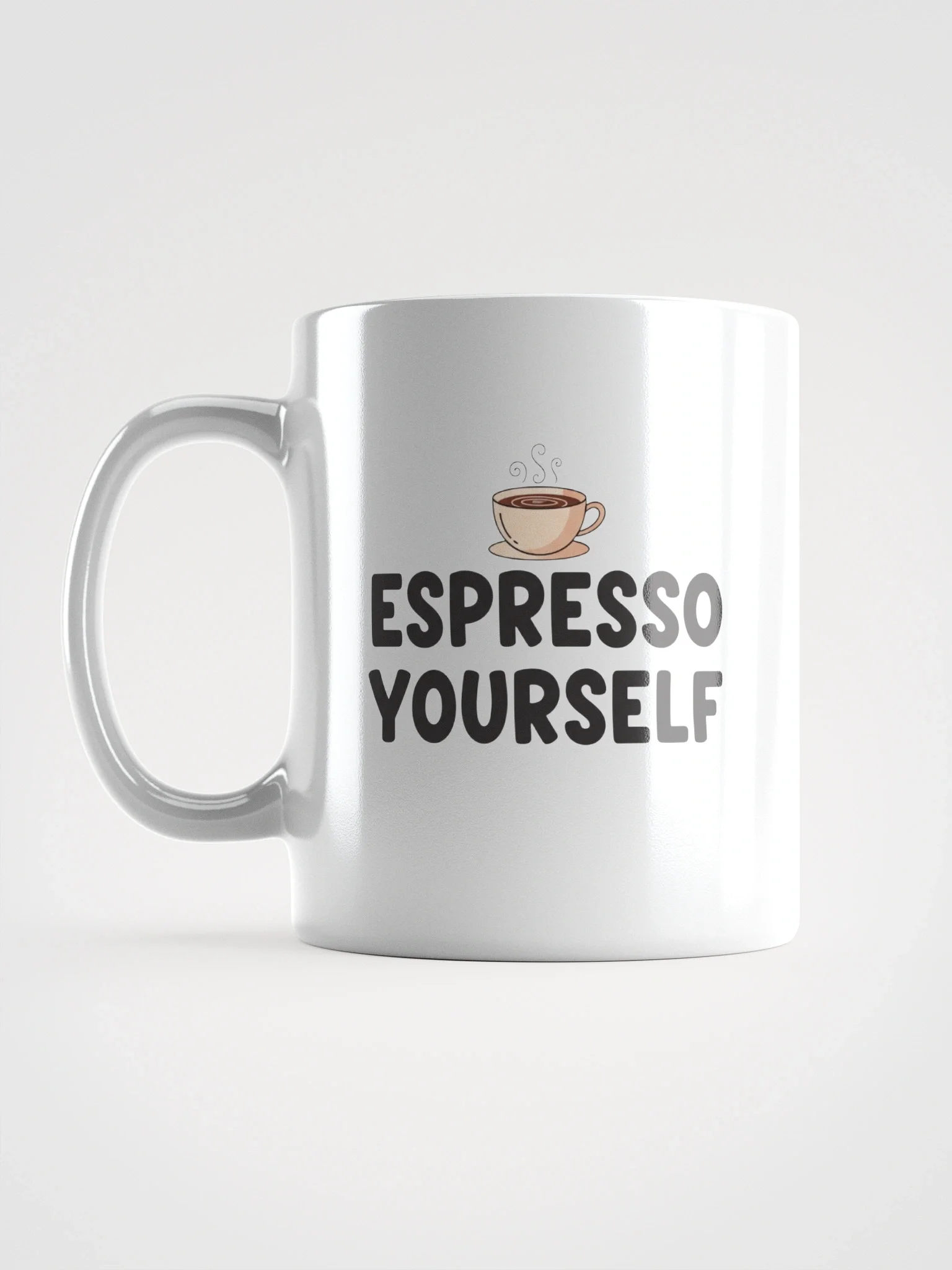 Espresso Yourself Coffee Mug – Funny Coffee Lover Gift, Unique Ceramic Tea Cup for Home & Office product image (1)