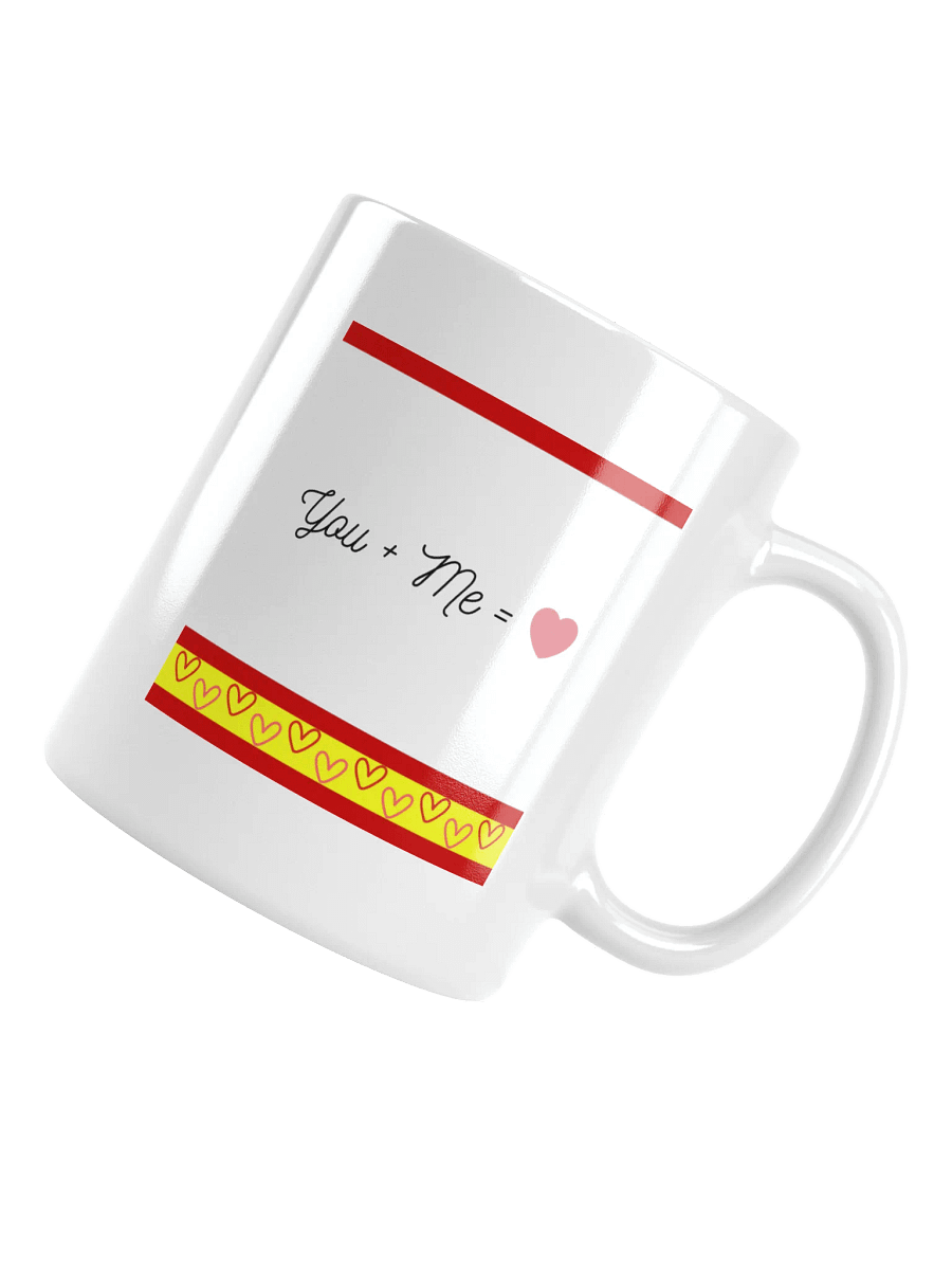 You Plus Me Equals Love Heart Mug product image (12)