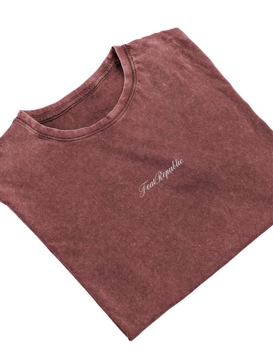 FeatRepublic StoneWashed Tee [RED] product image (3)