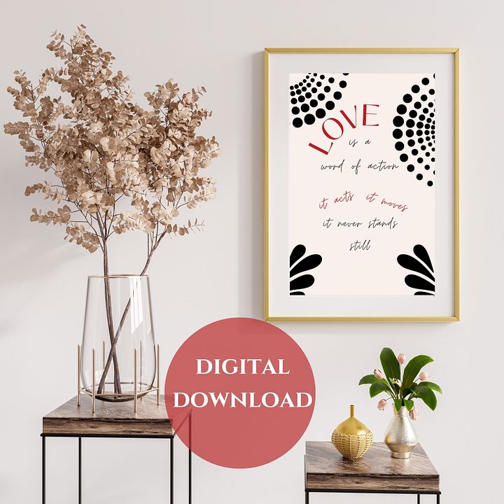 Love in Action Printable Wall Art product image (1)
