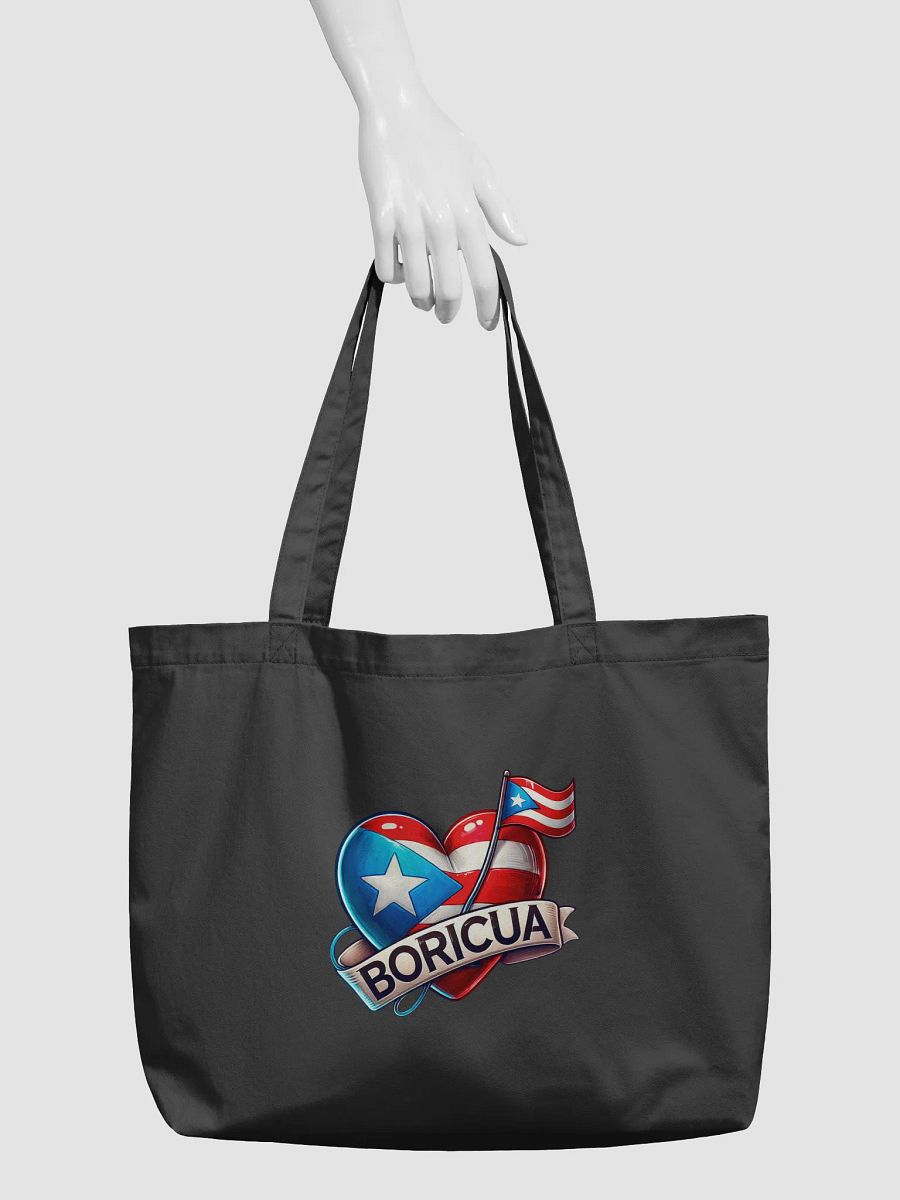 Boricua Heart Organic Tote product image (3)
