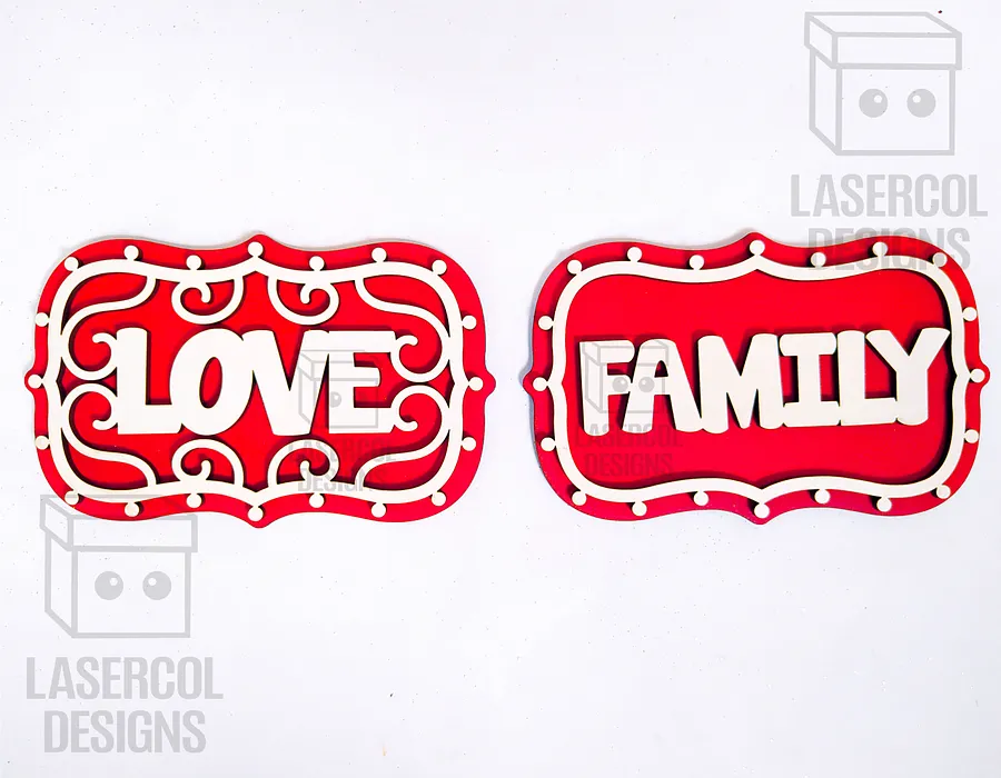 Christmas Ornaments / Plaques - Laser Cut Files product image (10)