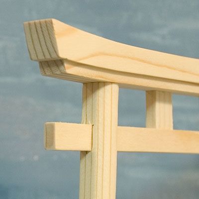 Japan Shinto Shrine Gate - Small Wood Model Torii Tori product image (3)