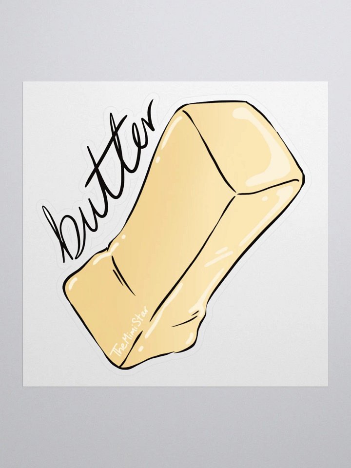 Butter Kiss-Cut Sticker product image (1)