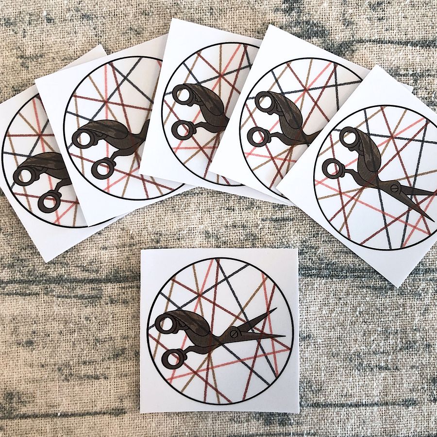 Adelaide’s Scissors - 2" Vinyl Sticker product image (3)