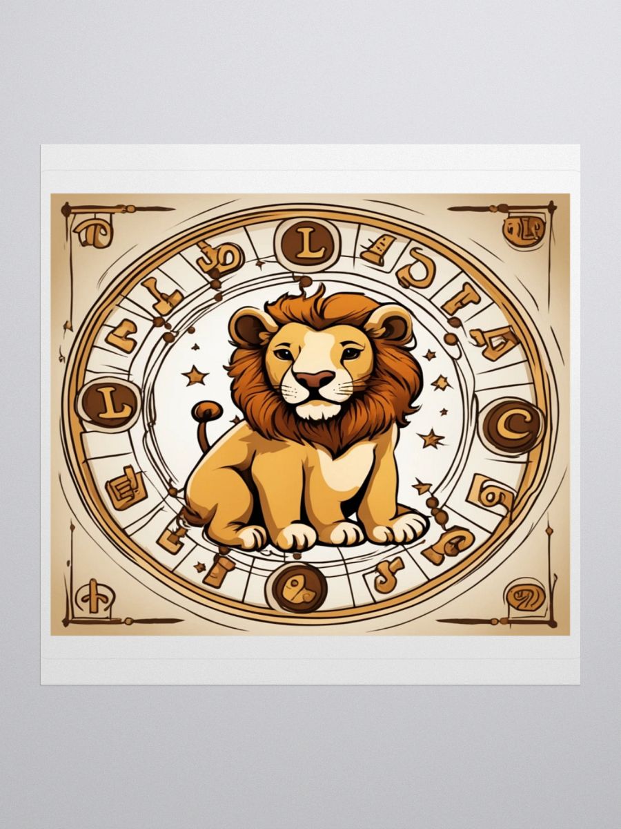 Leo Zodiac Sticker product image (1)
