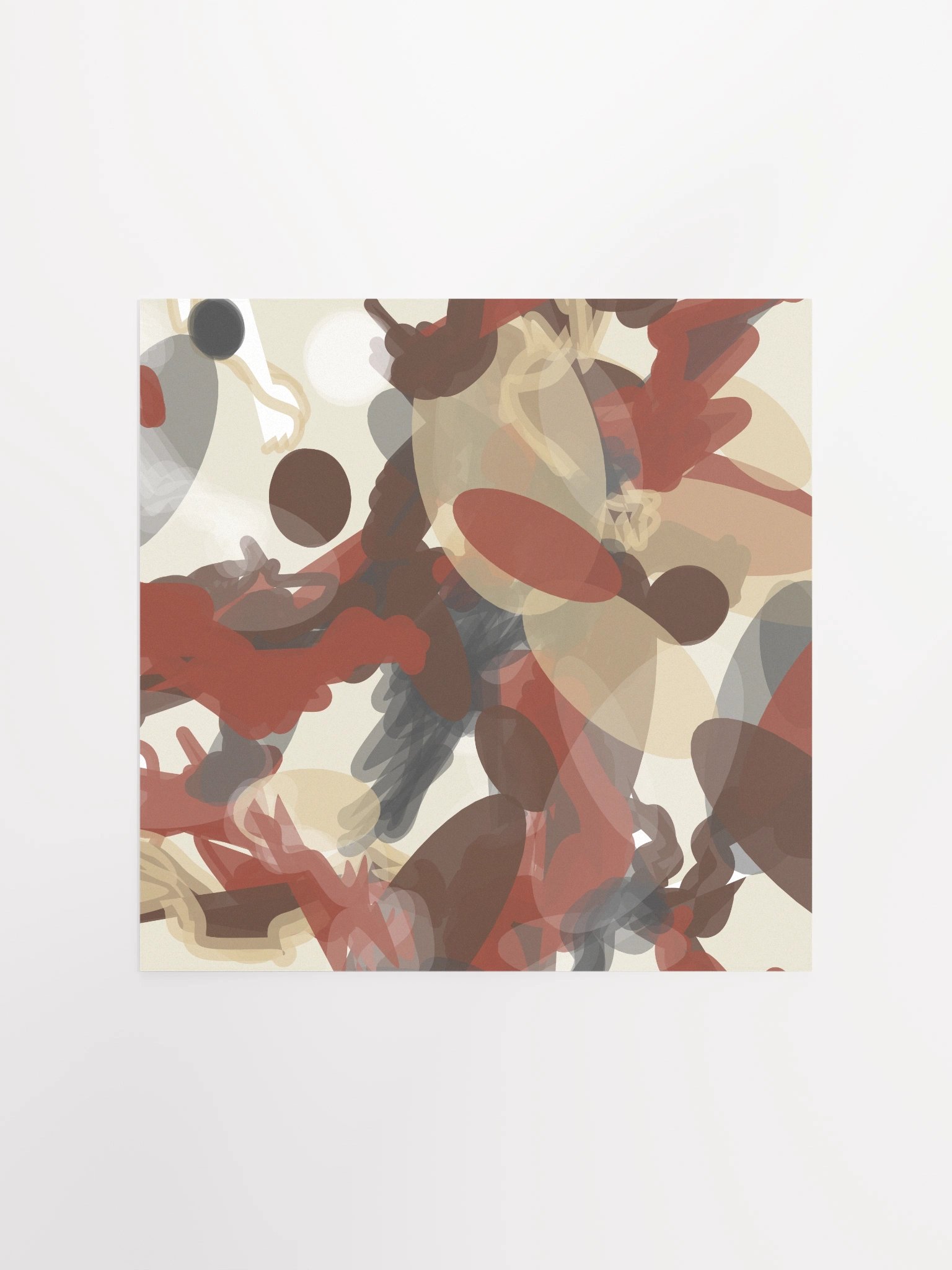 Abstract Layers Matte Poster product image (1)