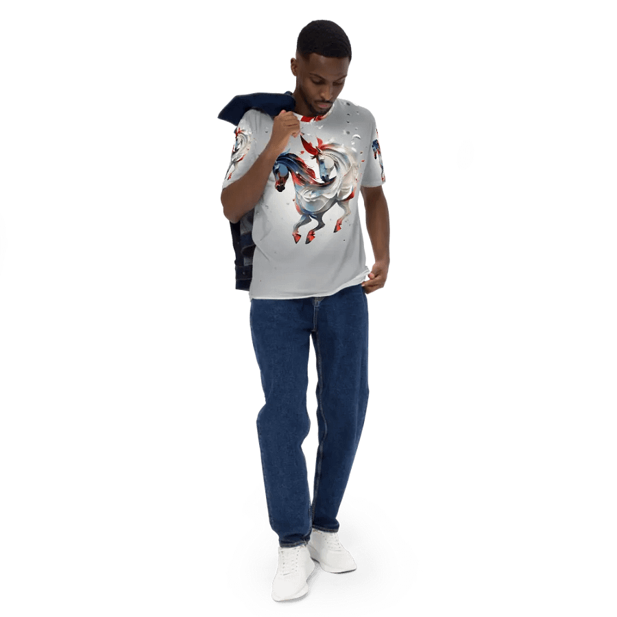 Running Horses T shirt product image (5)
