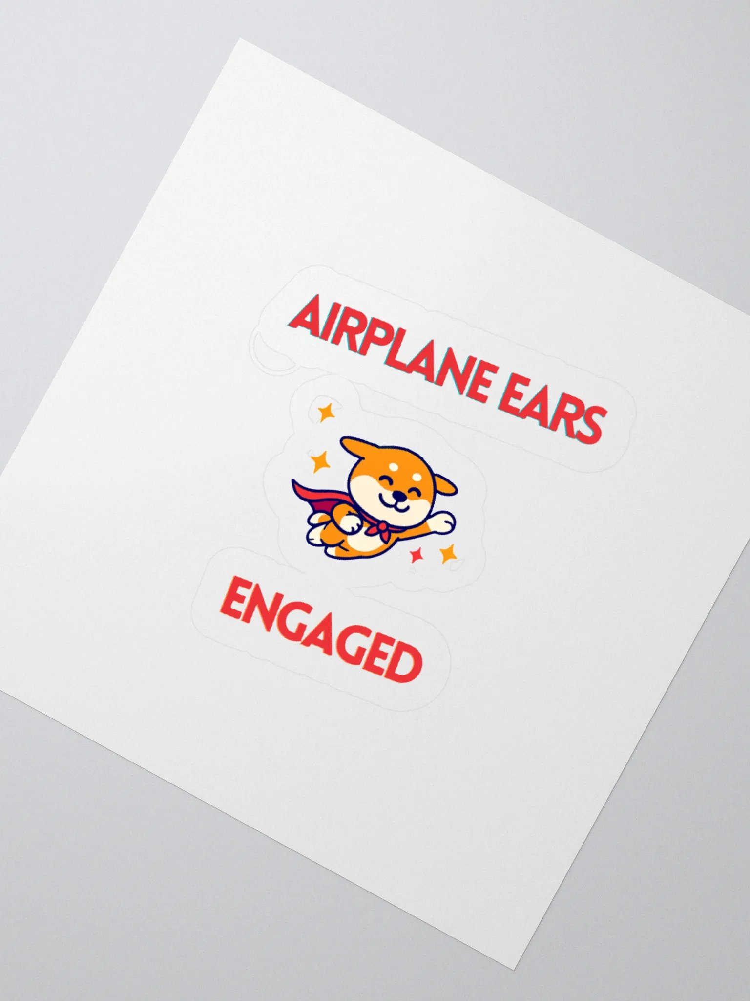 Airplane Ears Kiss Cut Stickers product image (4)