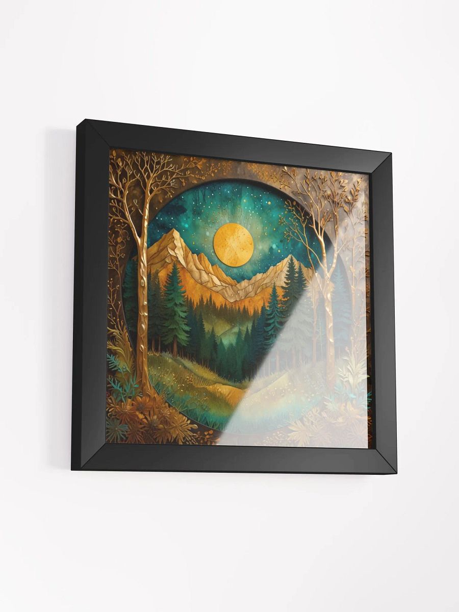 Starry Night Mountain Framed Poster product image (13)
