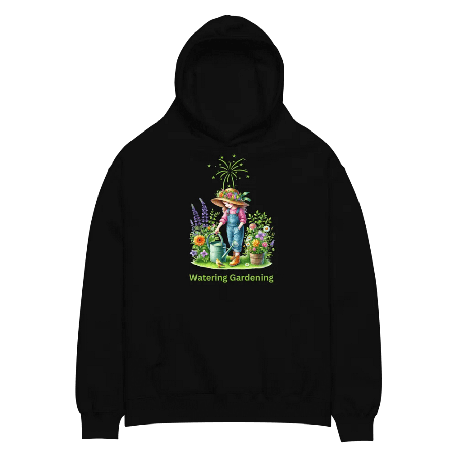 Whimsical Garden Girl Oversized Hoodie product image (2)