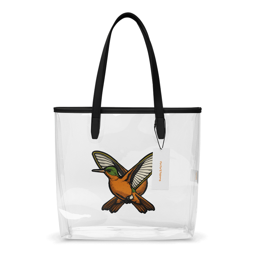 Cinnamon Hummingbird Clear Tote Bag product image (1)