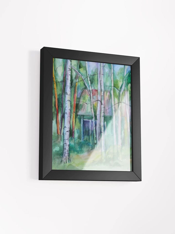 Serene Birch Forest Framed Poster - Birch Forest product image (4)