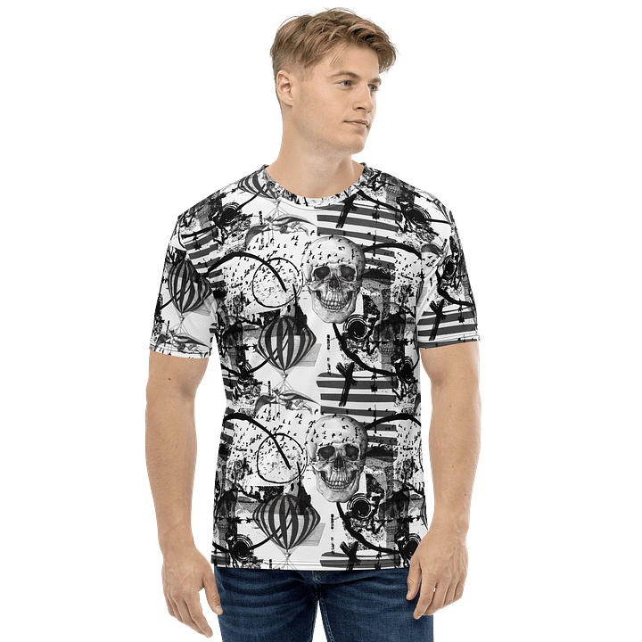 Surreal Collage 'Skullery' Print Tee product image (2)