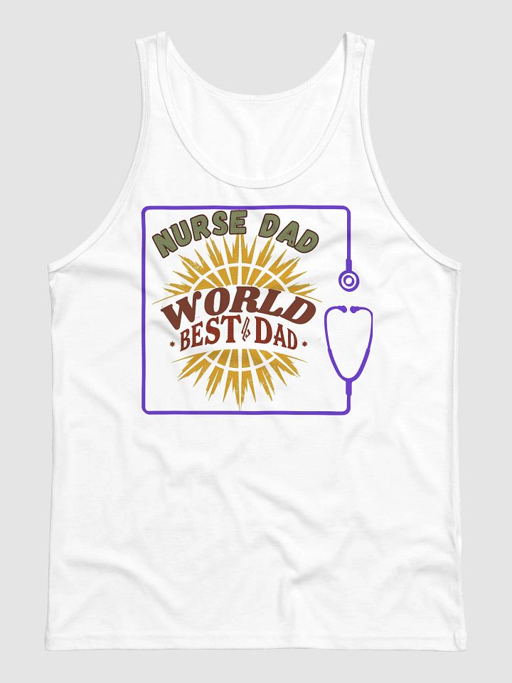 Stethoscope, Nurse Dad World's Best Tank Top product image (6)