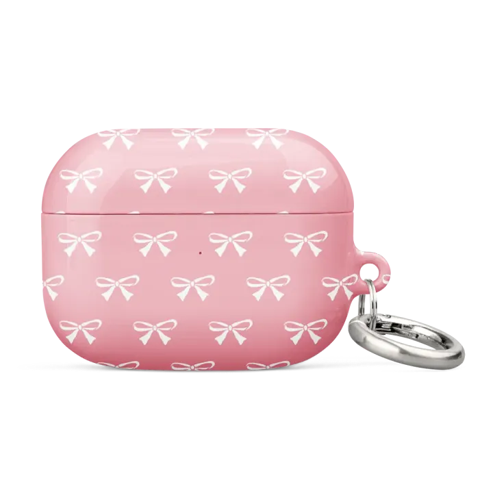 Light Summer Pink Bow Case for AirPods product image (1)