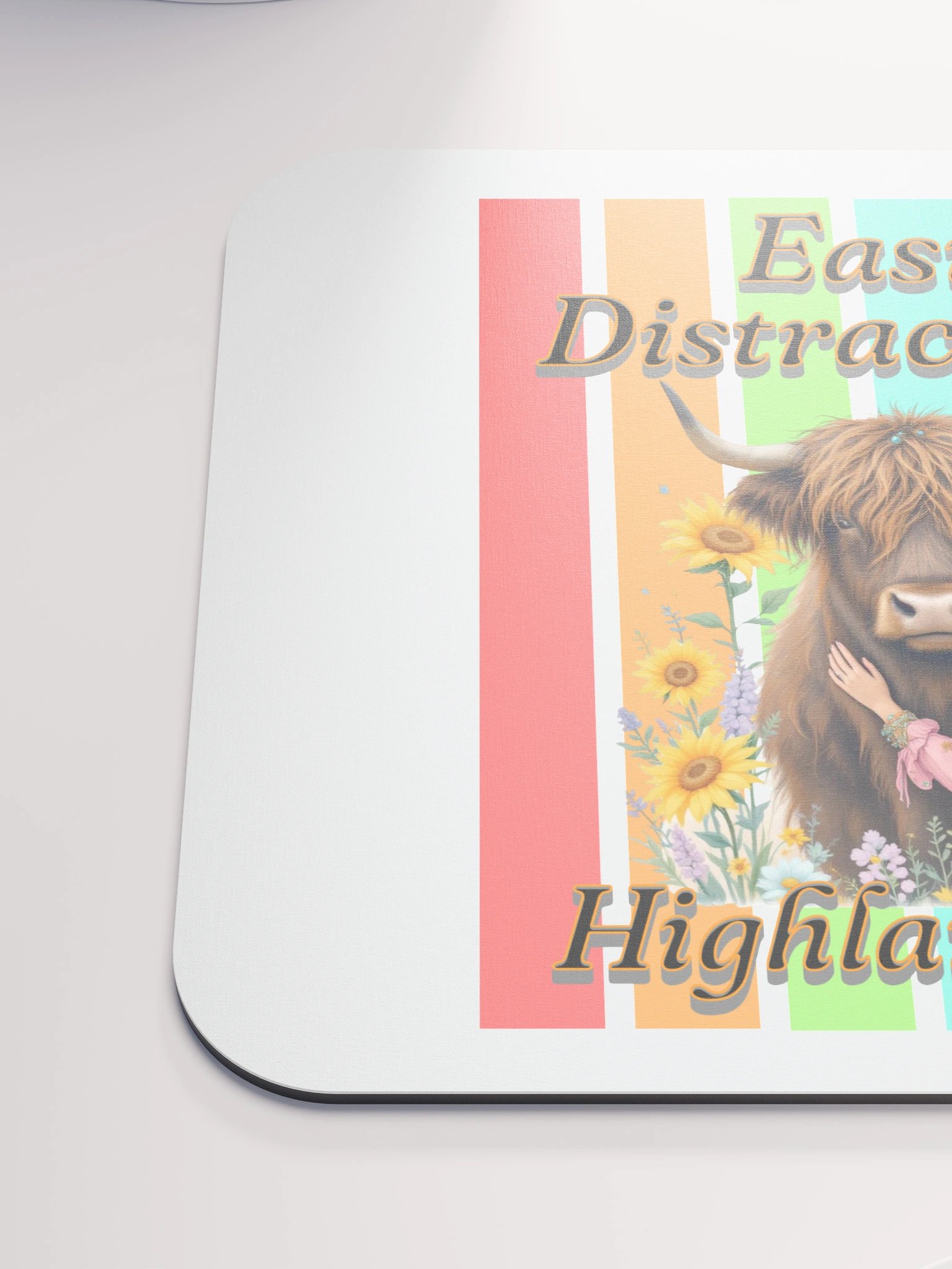 Easily Distracted By Highland Cow Dream Mouse Pad product image (6)