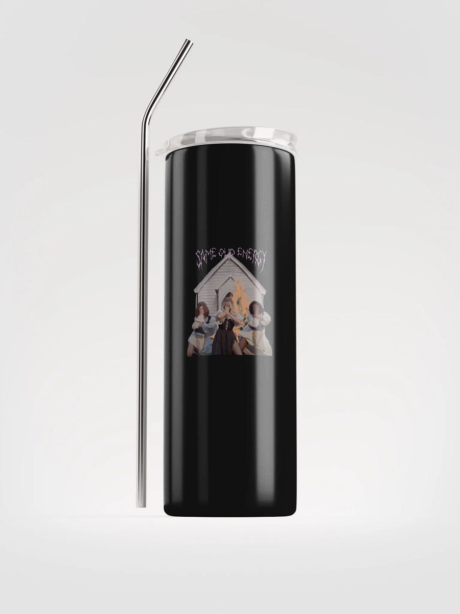 'Same Old Energy' Metal Eco Tumbler (and eco straw) product image (1)