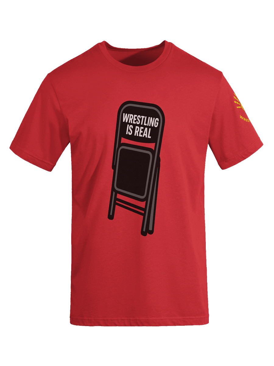 Wrestling Is Real - Red Shirt product image (8)
