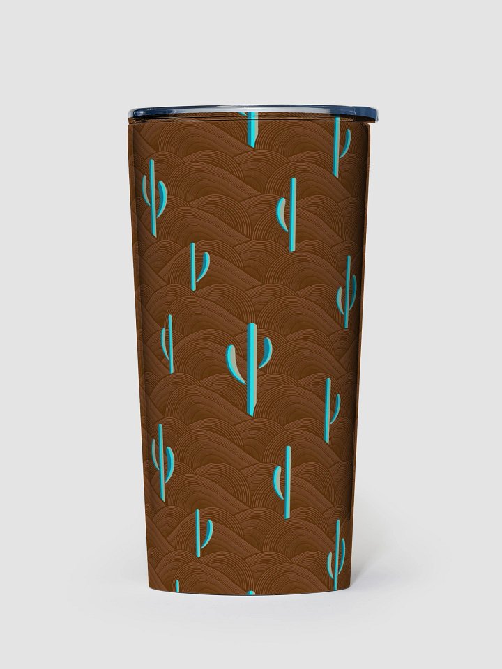 Saguaro Drift—Sunset Silhouettes - 20oz Stainless Steel Tumbler product image (2)