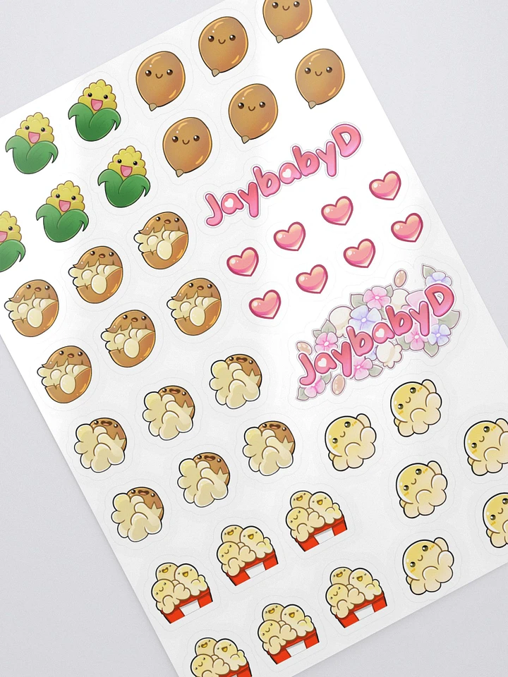 The POPCORN FAMILY Small Sticker Set product image (2)