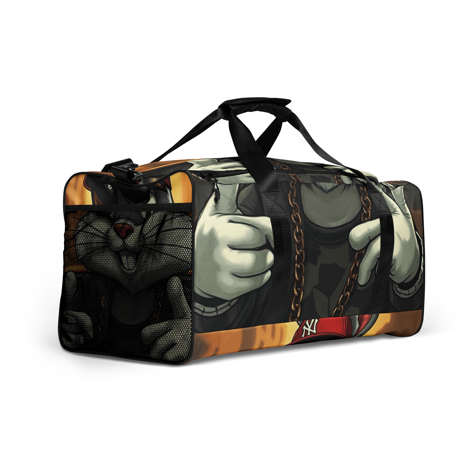 1goldchain duffle bag product image (2)