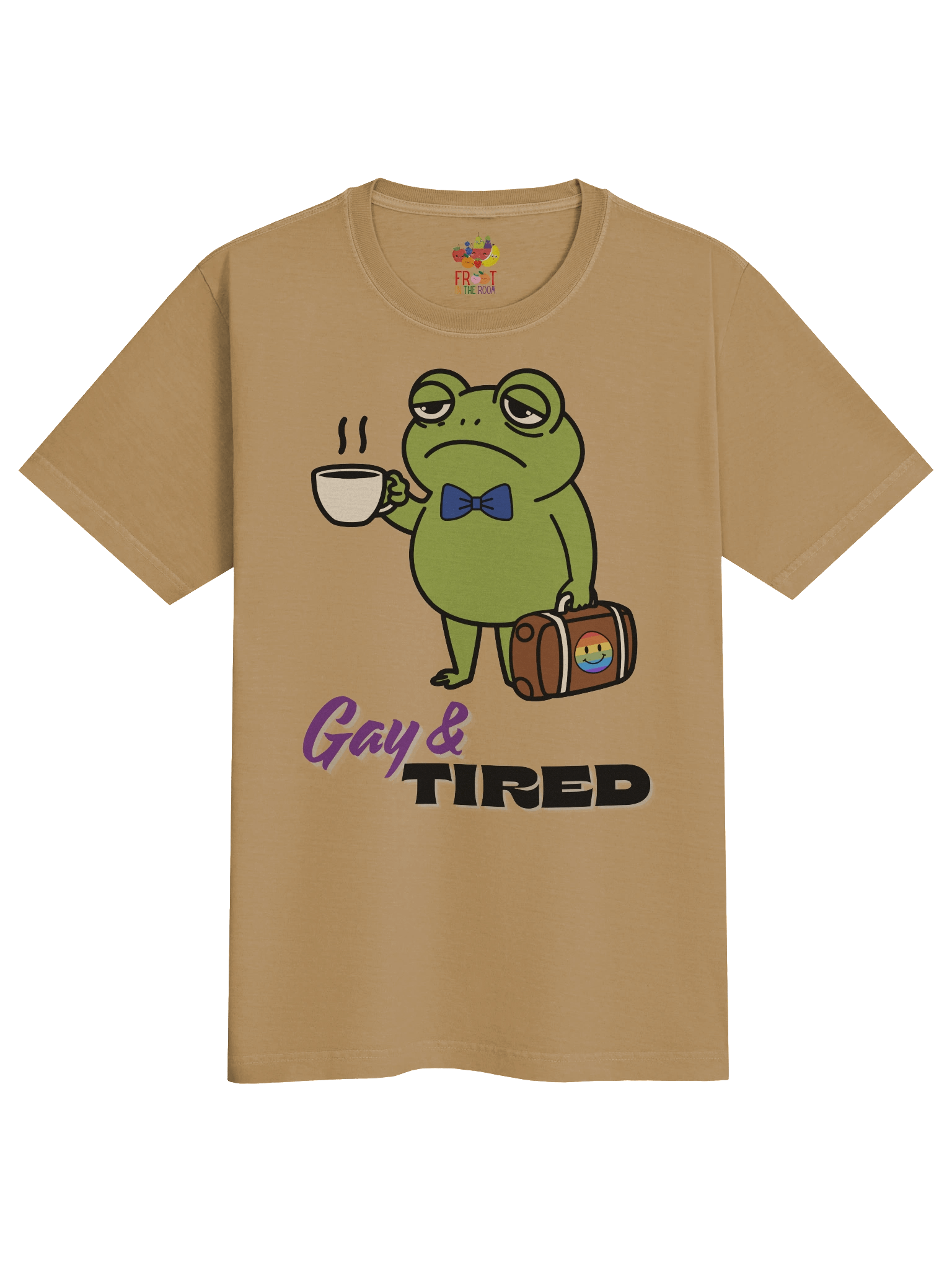 Gay & Tired Frog Tee (Heavyweight Comfort-fit) product image (2)