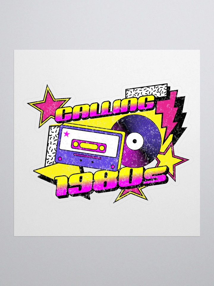Calling 1980s Sticker product image (3)